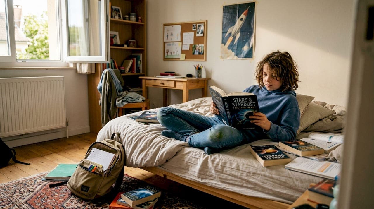 Middle grade literature guide for young sci-fi readers